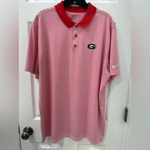 Nike Golf Georgia Bulldogs UGA Dawgs Football Dri-Fit Polo Shirt Mens XL